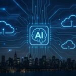 Futuristic Digital Skyline